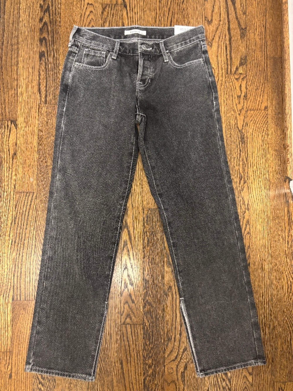 PacSun Black/Grey Low Rise Straight Jeans